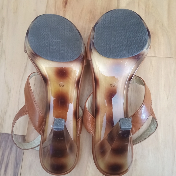 Michael Kors Brown Lather Sandals Women's 10M - Picture 3 of 4